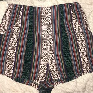 Multi Color Highwaisted Shorts